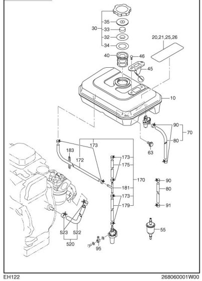 Fuel Lubricant Assembly