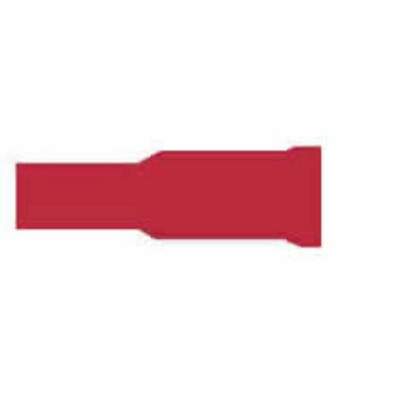 Red Pre-Insulated Receptacle Terminals - 4.00mm (Pack of 50) - 0-001-35