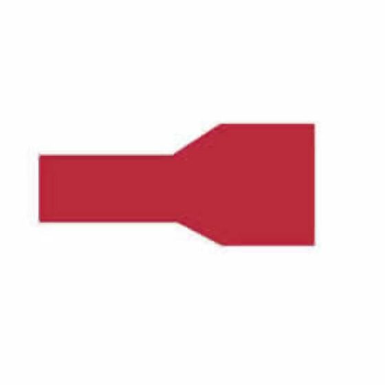 Red Pre-Insulated Push-On Terminals - 6.40mm Pack of 100 - 2-001-41