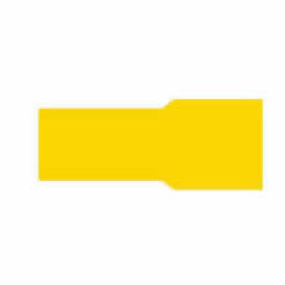 Yellow Pre-Insulated Push-On Terminals - 6.30mm (Pack of 1000) - 3-001-46