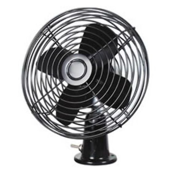 6" Metal Fan 12 Volt - two speed enclosed metal blades & on/off switch - Each - 0-210-82