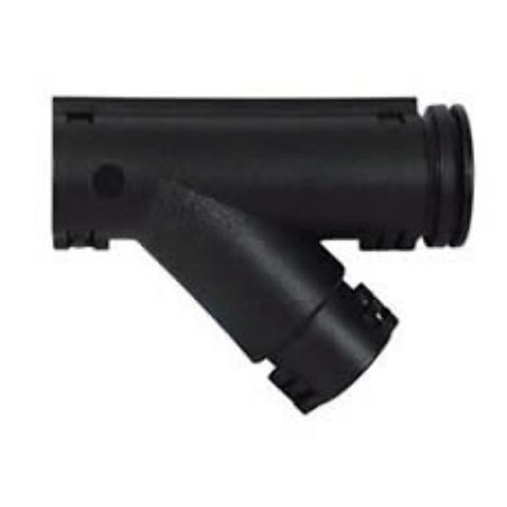Black Nylon Unsealed Y-Piece Elbow Connector - 26 x 22 x 22NW - Each - 0-327-20