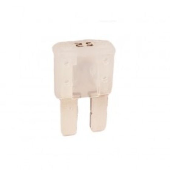 25A White Micro 2 Blade Type Fuse - Pack of 10 - 0-376-82