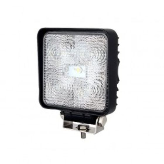 5 x 3W LED 12/24V Work Lamp c/w 300mm Flying Lead - Blk IP67 0-420-44 Each