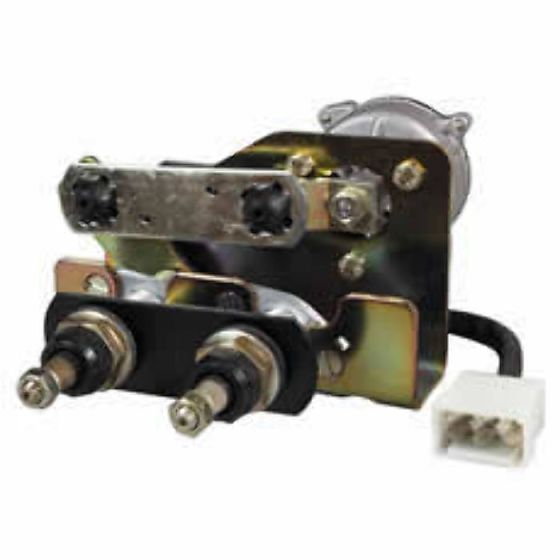 12V Wiper Motor - 2 Speed Autopark 80mm Twin Shaft 60-70-80 degree - Each - 0-867-01