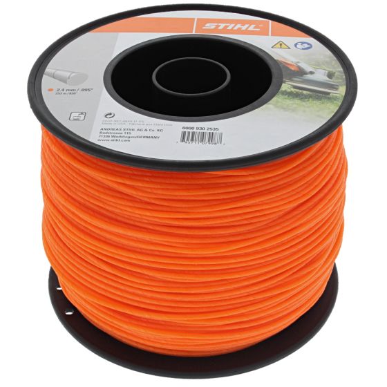 Quiet Mowing Line, 2.4mm x 253 m, Round Section for Stihl  - 0000 930 2535