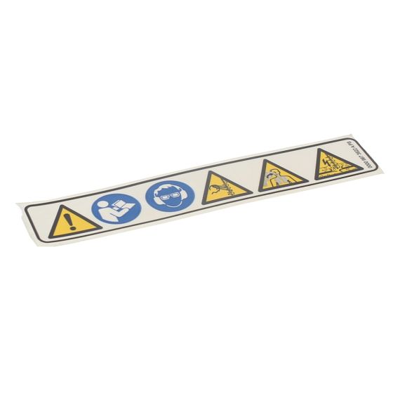 Instruction Label for Stihl BT45-Z Petrol Drill - OEM No. 0000 967 3922
