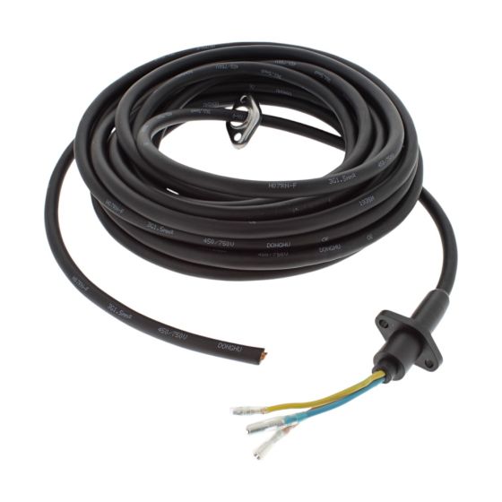 Replacement Power Cable for Submersible Pumps - Ponstar, Wacker, Fairport Dirty Water Sump Pumps - 110v, 10m