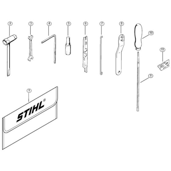 Stihl 031 Chainsaw Tools