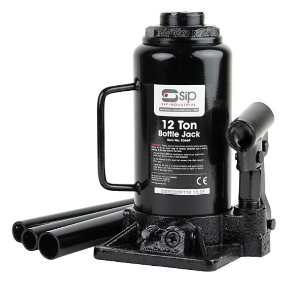 Bottle Jack 12 Ton for SIP Industrial Products - 03669