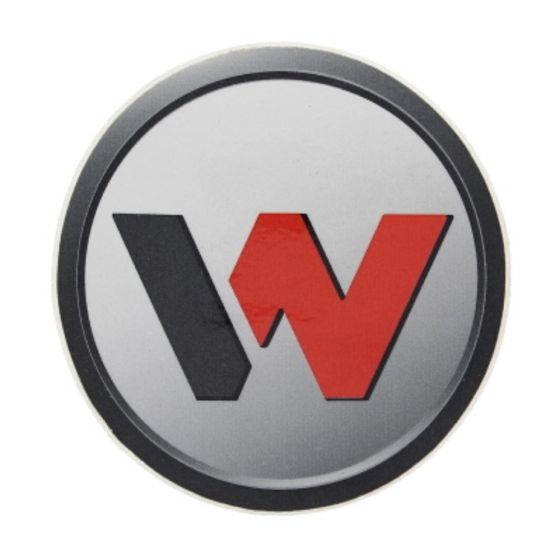 Label for Wacker WPP1550A Compactor - OEM No. 5000401561