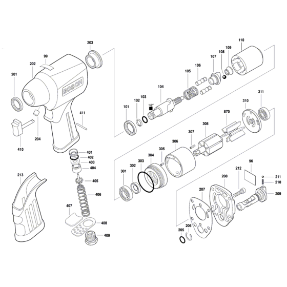 Pneumatic Impact Wrench