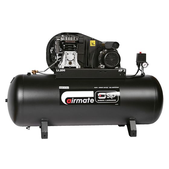 SIP 3HP/200-SRB Air Compressor