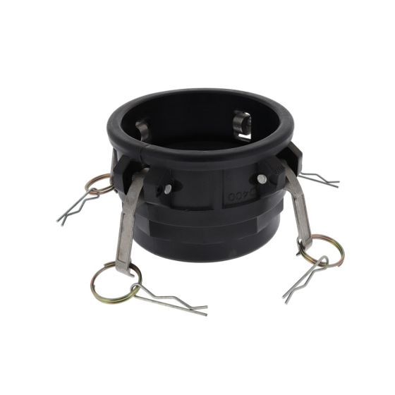 4" X BSPP Female Polypropylene Type D Camlock Coupling