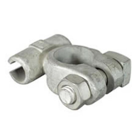Positive Standard Battery Terminals - drilled 9.5mm for 40mm cable - Each - 5-155-01