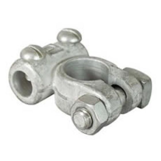 Negative Commercial Solderless Battery Terminals - drilled 11.1mm for 60mm cable Pack of 100 - 2-558-10