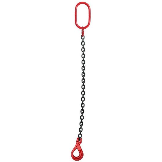 2 metre 7mm 1-Leg Chain Sling with Clevis Sling Hook Self Locking Type