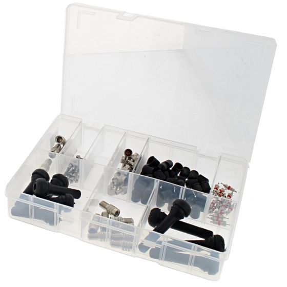 Tyre Valve Caps & Cores Assorted Sizes for Vehicle Tire Maintenance