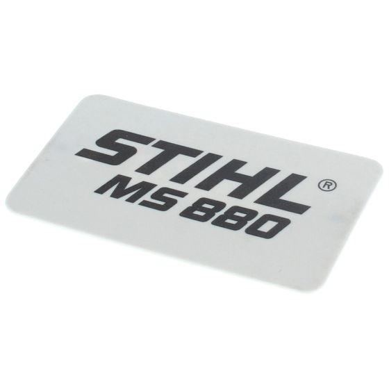 Model Plate for Stihl MS880 Chainsaw - 1124 967 1501