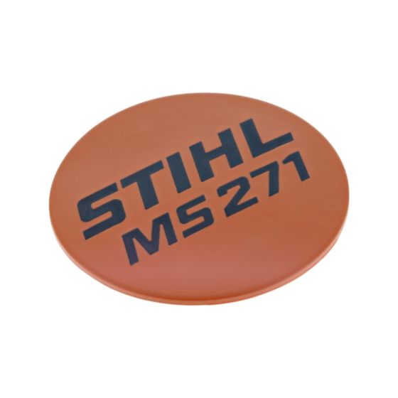 Model Plate for Stihl MS271 Chainsaw - OEM No. 1141 967 1501