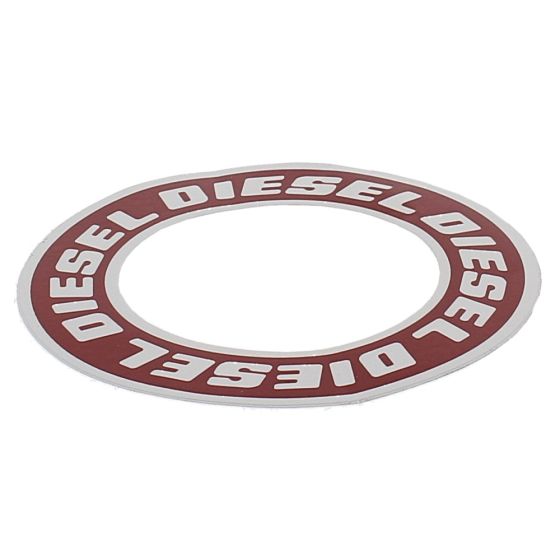 Label, 'Diesel' fits Yanmar L100N Diesel Engines - 114299-07160