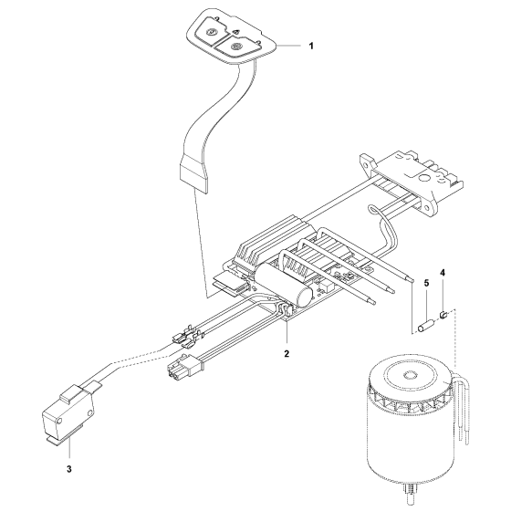 Electrical Assembly for Husqvarna 115IHD45 Hedge Trimmers