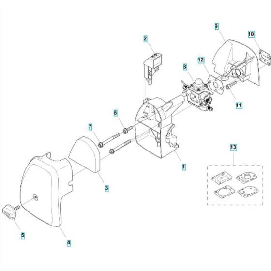 Air Filter for Husqvarna 122R