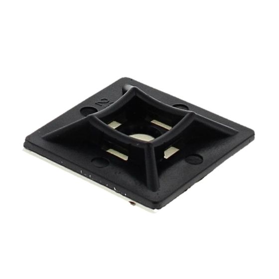 Adhesive Fixing Base for 5mm Cable Ties - 28 x 28mm (Pack of 100)