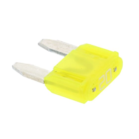 Yellow Mini Blade Type Fuse - 20A (Pack of 10) - 0-372-20