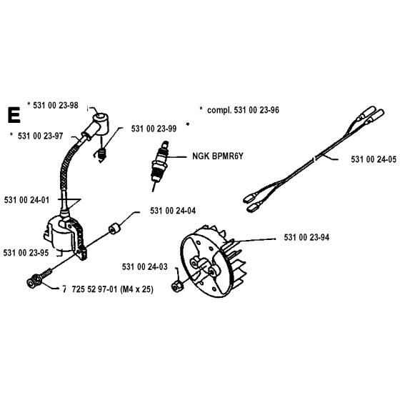 Ignition System for Husqvarna 132RB