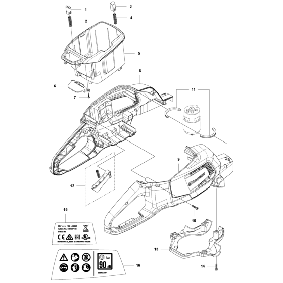 Housing Assembly for Husqvarna