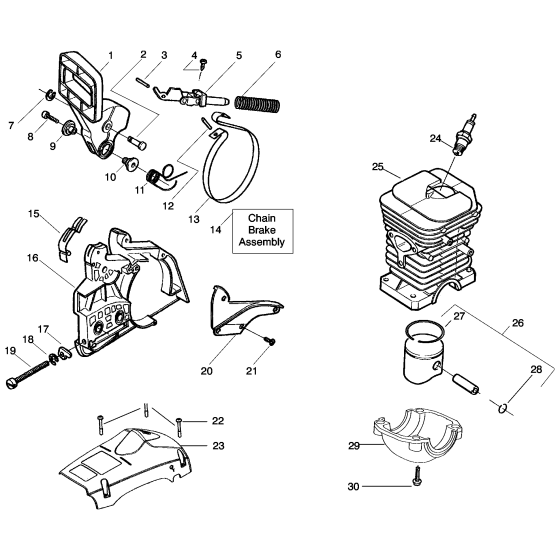 Chain Brake & Clutch Cover