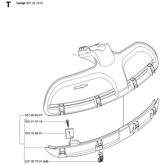 Guards for Husqvarna 143R Brushcutters