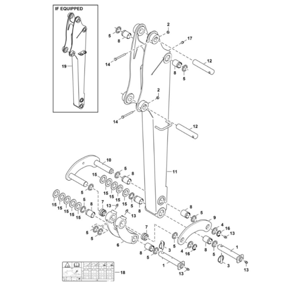 Arm Assembly for BobCat E16