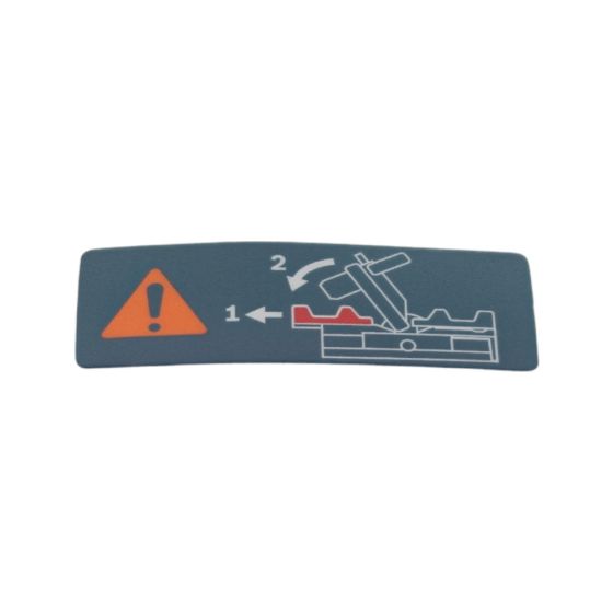 Label for Bosch GCM 12 GDL, CM 12 SD Mitre Saws - OEM No. 1609B04954