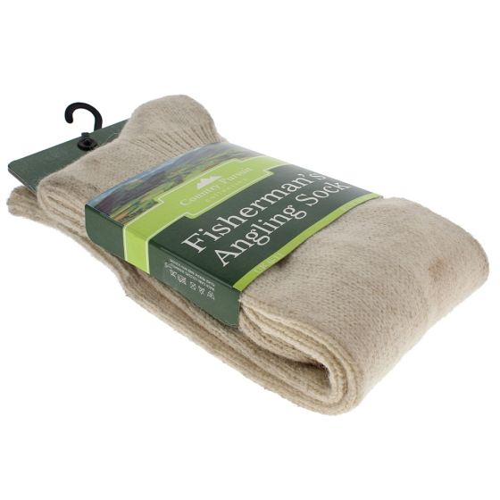 White Fisherman's Angling Socks - Country Pursuit Collection