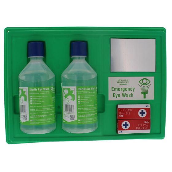 Eye Wash Station Supplied with 2 x 500ml Bottles
