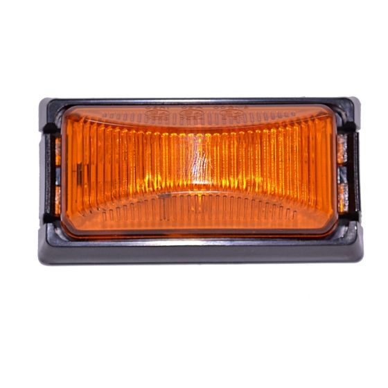 LED Marker Lamp Amber 6 LED Multi Voltage 10-30V Waterproof Shockproof