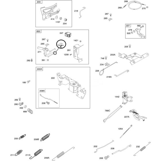 Control Assembly for Briggs & Stratton