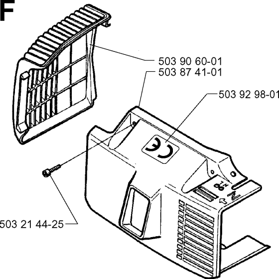 Cover Assembly For Husqvarna 225BV Leaf Blowers