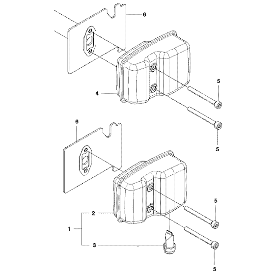 Muffler Assembly for Husqvarna