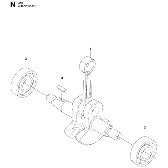 Crankshaft Assembly for Husqvarna
