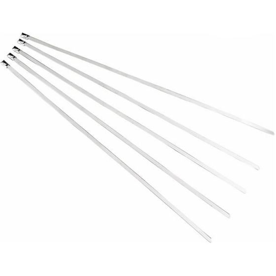 4.6mm X 200mm Stainless Steel Cable Tie - Pack of 100