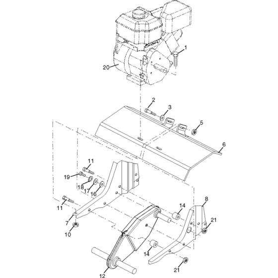 Transmission Assembly for Husqvarna