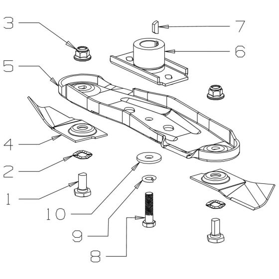 Blade Assembly for Masport 250ST