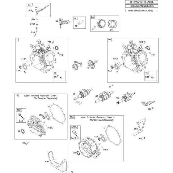 Camshaft & Crankshaft Assembly