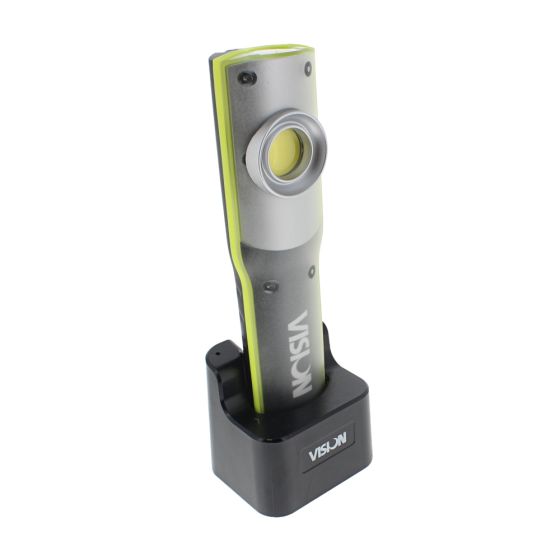 COB Hand Lamp 1000lm with Charging Dock for Workshop Use