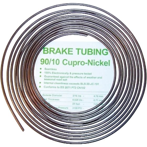 Cupro Nickel Pipe Size:10mm X 7.5metre