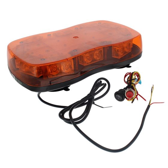 12/24V Amber LED Mini Light Bar - Single Bolt Fixing (LAP1220)