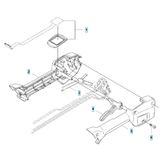 Handle Assembly for Husqvarna 315iC